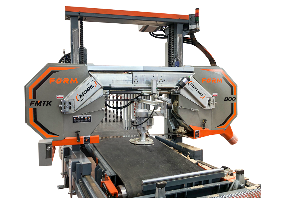 Mobil Tomruk Kesim Makinası