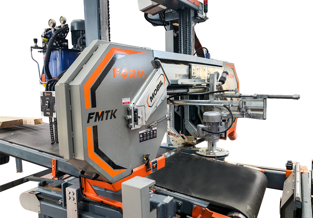 Mobil Tomruk Kesim Makinası