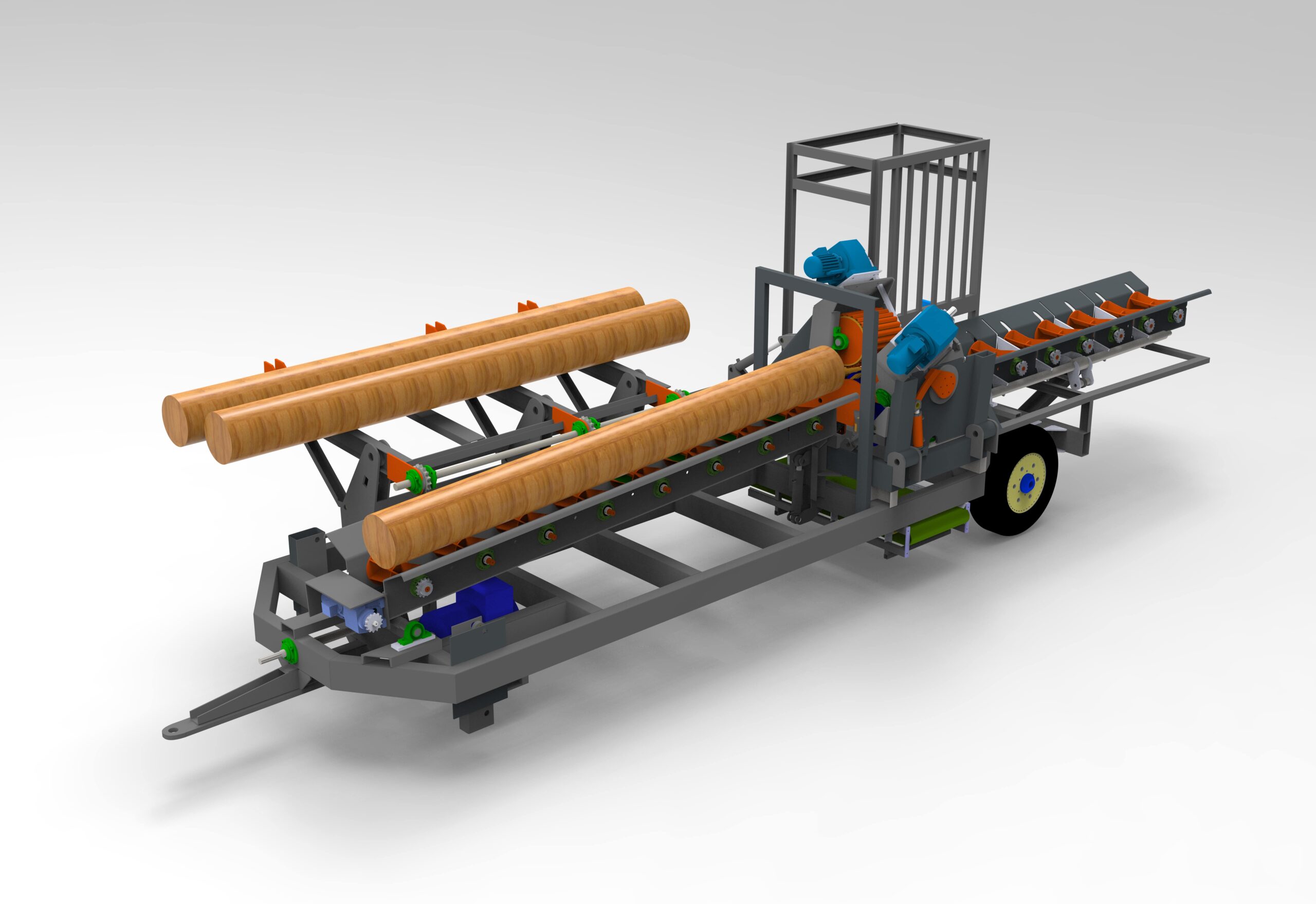 SM-26 MOBİL TOMRUK SOYMA