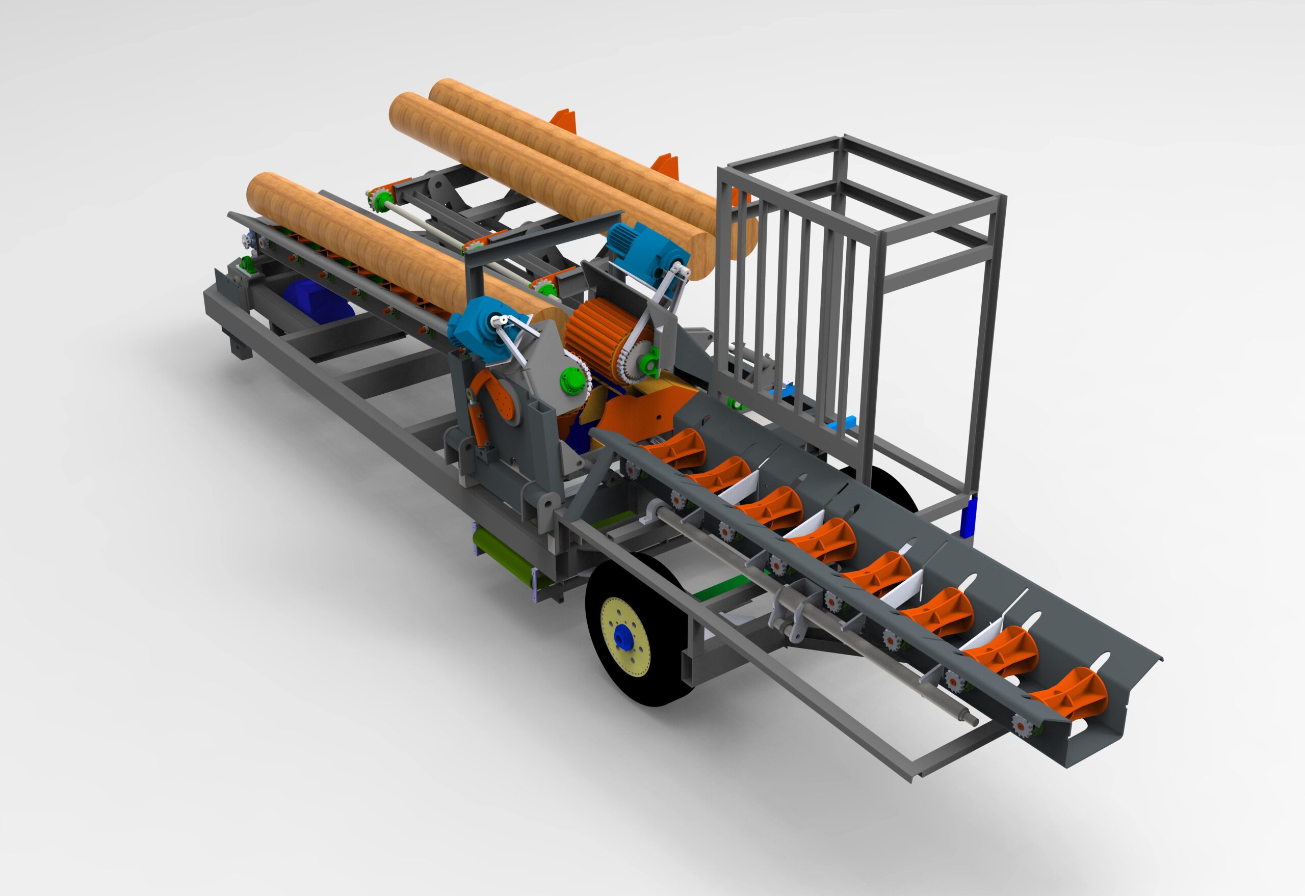 SM-26 MOBİL TOMRUK SOYMA