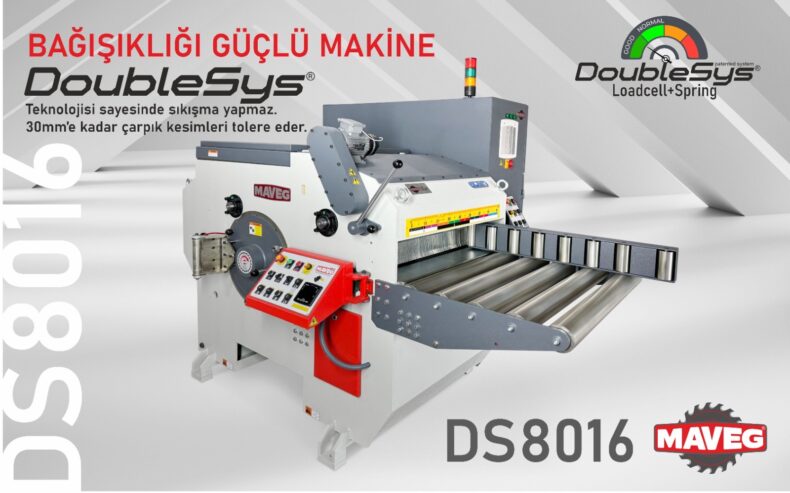 Maveg DS8016 çoklu dilimleme ve yan alma makinesi